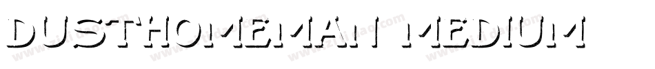 DustHomeMan Medium字体转换